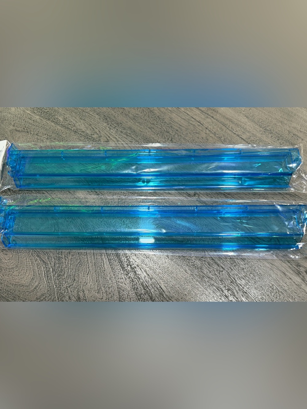 Blue Mahjong 17” racks measure